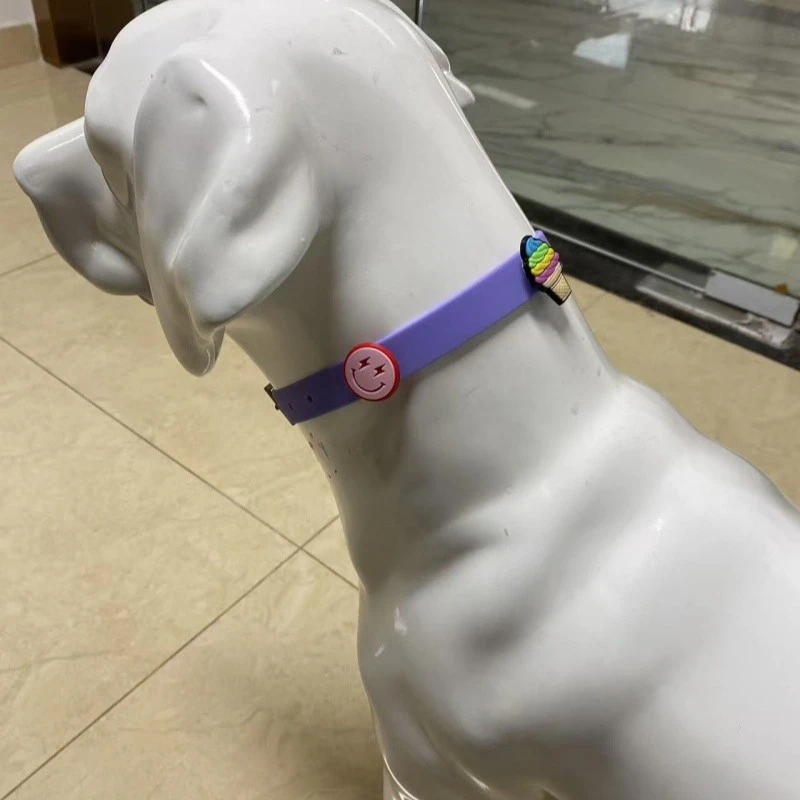 Waterproof Dog Collar With Charms